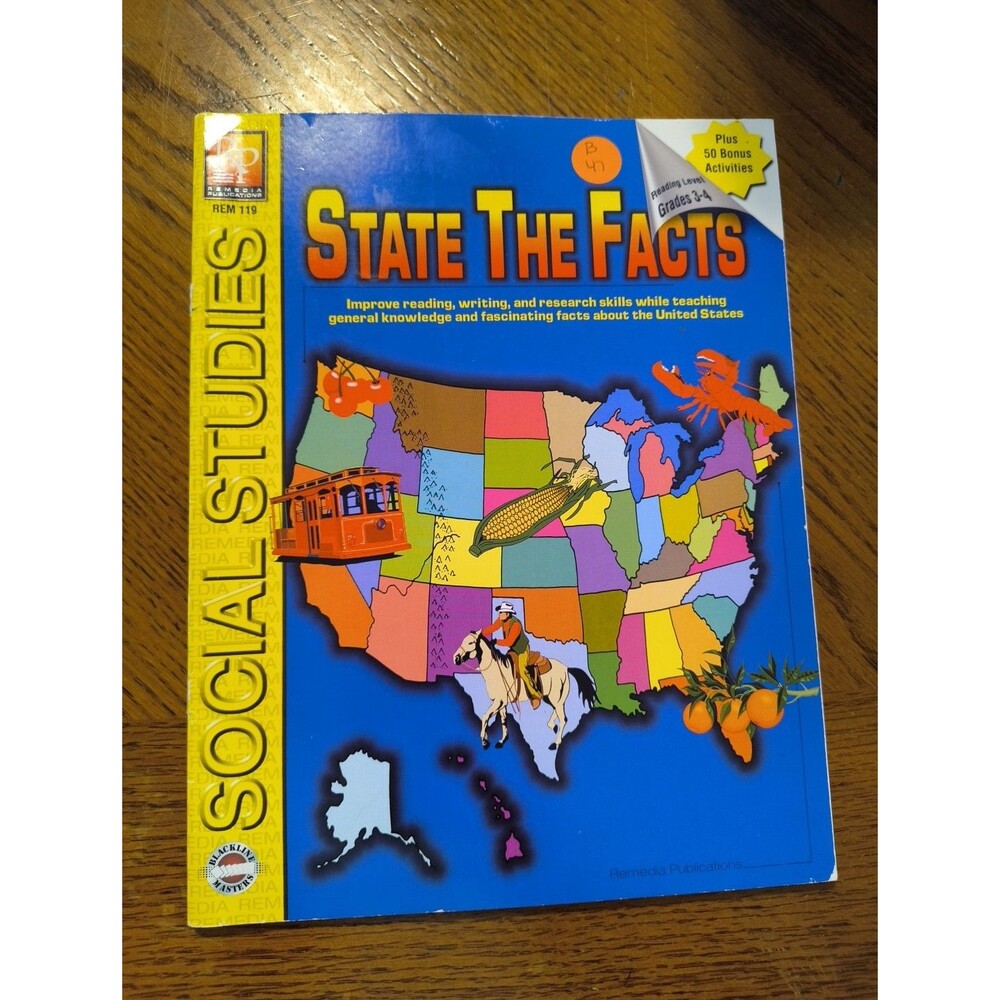 State the Facts | Reproducible - Paperback, by Kitty Scharf - Acceptable